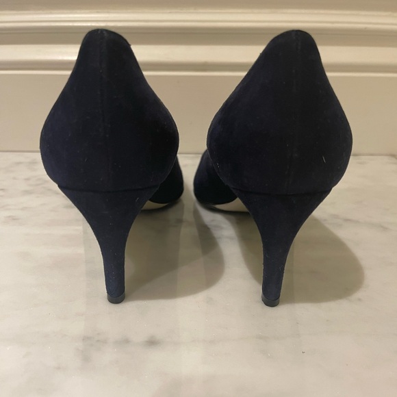 Armani navy suede pumps - Picture 4 of 5